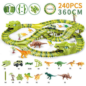 Dinosaur Racing Track Toy Set
