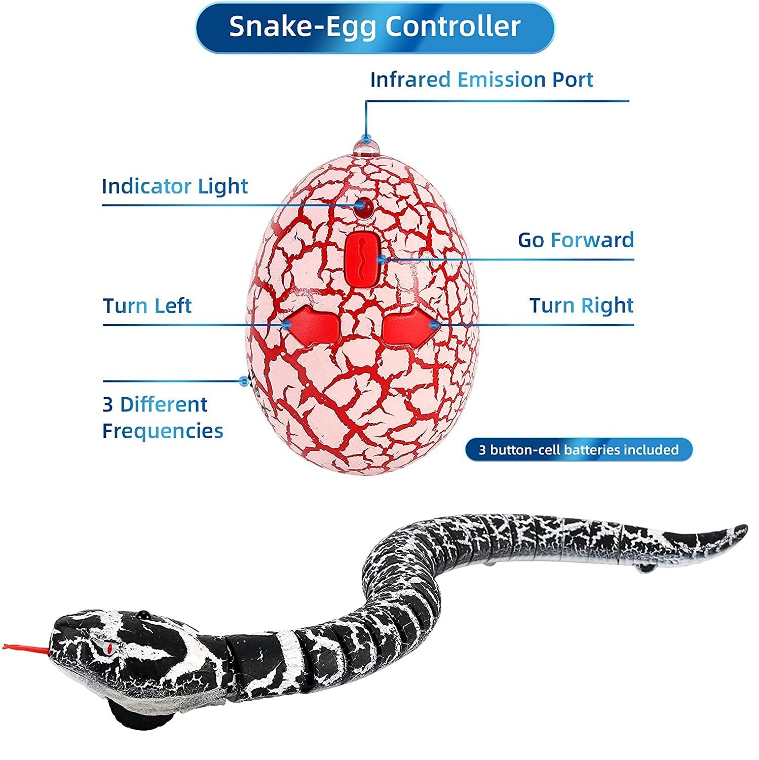 Realistic Remote Control Snake RC Prank Toy