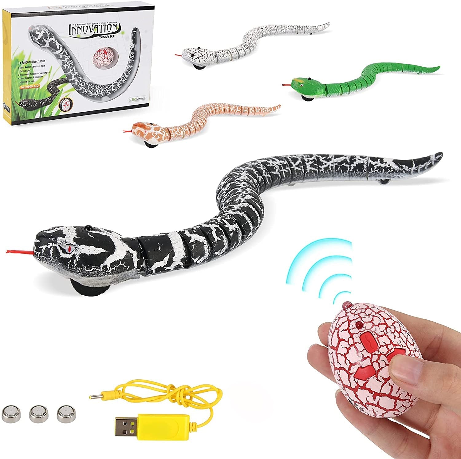 Realistic Remote Control Snake RC Prank Toy