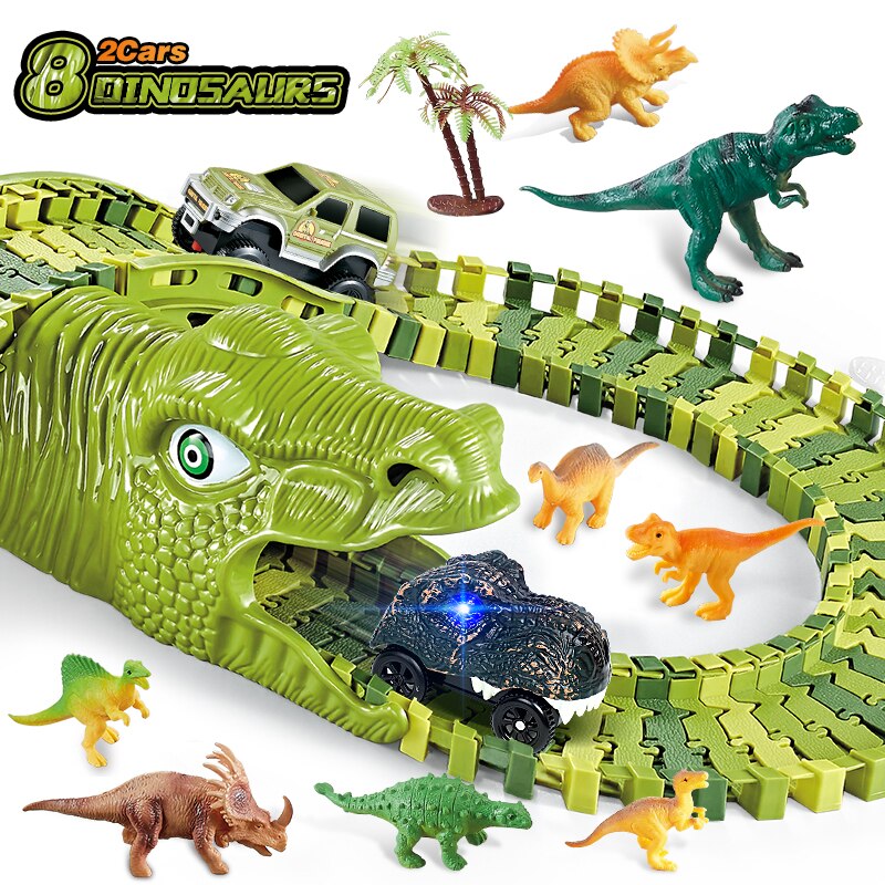 Dinosaur Racing Track Toy Set