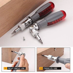 10 In 1 Multi-Angle Ratchet Screwdriver Set
