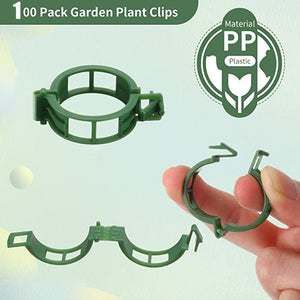 Plant Clips Buckle Hook Plastic Supports Connects