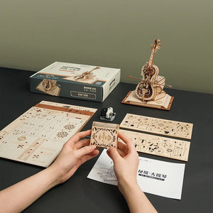 3D Wooden Puzzle Magic Mechanical Music Box
