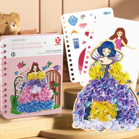 3 in 1 Fashion Design Drawing Princess Dress-up Activity Book