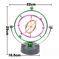 Kinetic Art Electronic Perpetual Motion Desk Ornament