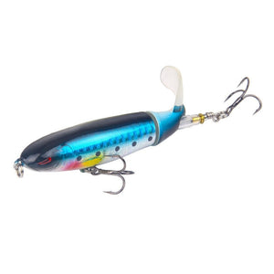 Fishing Lure Whopper Popper Artificial Bait Rotating Tail