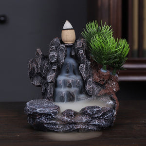Mountain River Waterfall Backflow Incense Burners