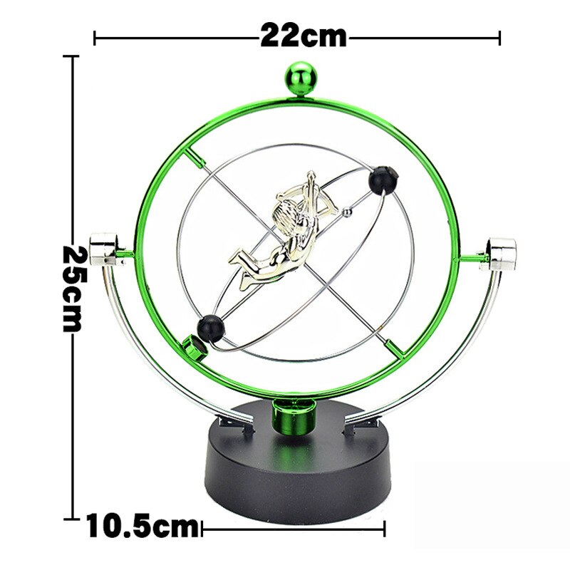 Kinetic Art Electronic Perpetual Motion Desk Ornament