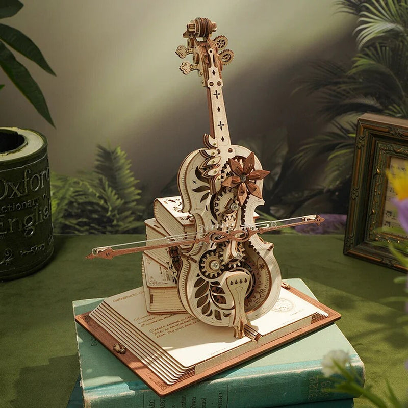 3D Wooden Puzzle Magic Mechanical Music Box