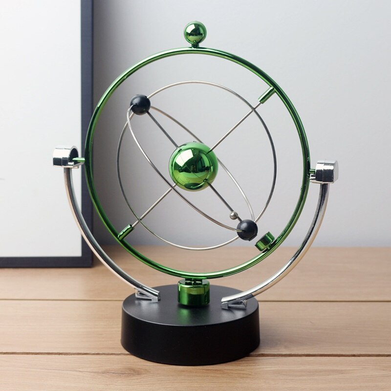 Kinetic Art Electronic Perpetual Motion Desk Ornament