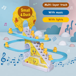 Duck Climbing Stairs Track Toy