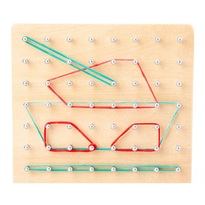 Montessori Graphic Nail Board Creative Jigsaw Puzzle Toy