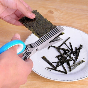 Muti Layers Kitchen Scissors Scallion Cutter