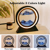 Moving Sand Art Picture 3D Hourglass Table Lamp