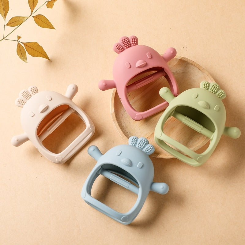 Silicone Baby Teething Gloves Teether