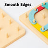 Wooden Geoboard Montessori Puzzle Toy