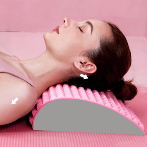 Back Stretcher Pillow Neck Lumbar Support Massager Wholesale for Neck Waist Back, Sciatica, Herniated Disc Pain Relief Massage Relaxation