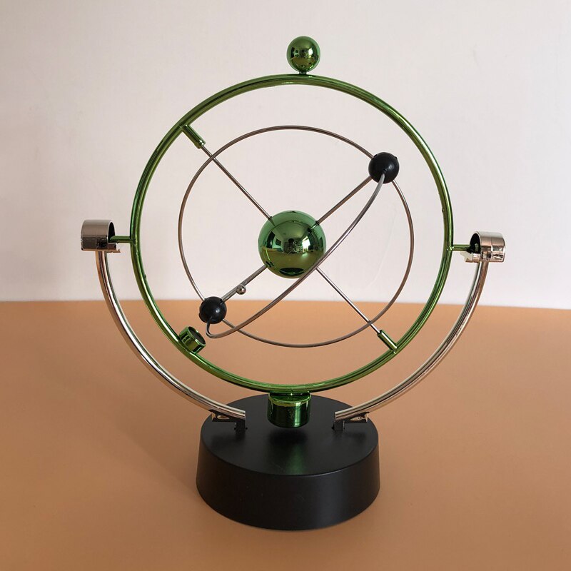 Kinetic Art Electronic Perpetual Motion Desk Ornament