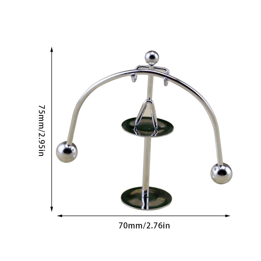 Creative Balance Ball Perpetual Motion Kinetic Art Gadget