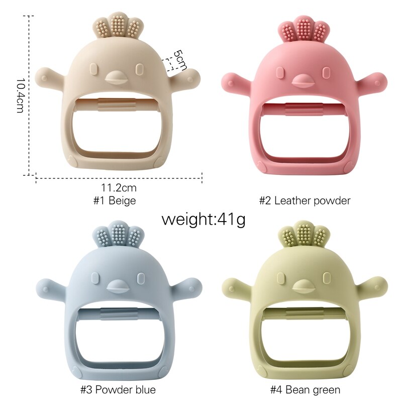 Silicone Baby Teething Gloves Teether