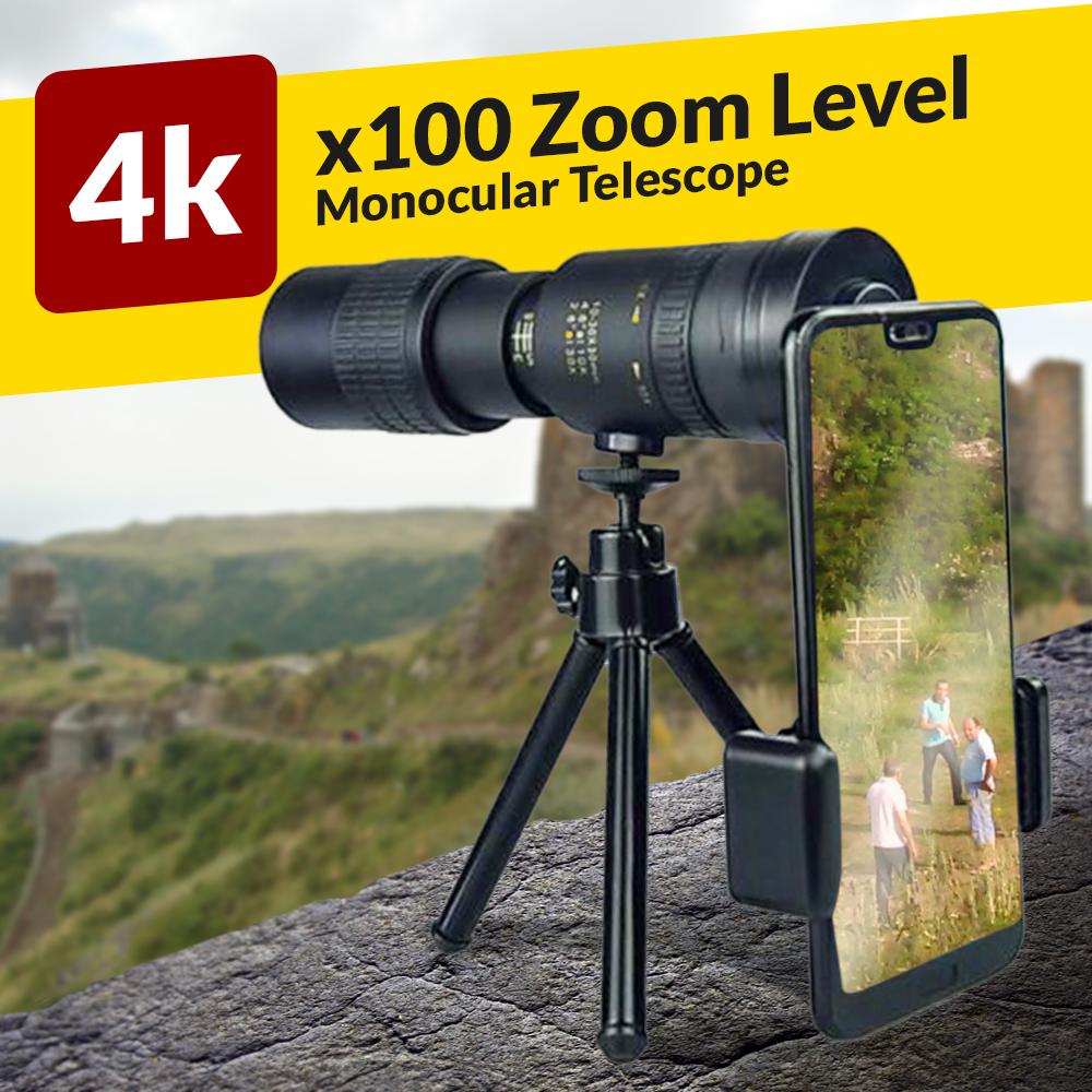4K Pocket Portable Phone Telescope Monocular