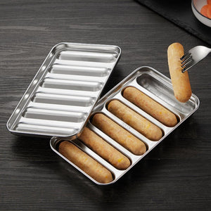 Non-Stick Stainless Steel Sausage Mold for Homemade Hot Dogs