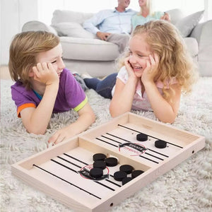 Wooden Sling Hockey Board Game