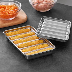 Non-Stick Stainless Steel Sausage Mold for Homemade Hot Dogs