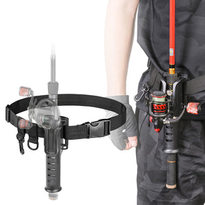 Adjustable Fishing Rod Holder Belt