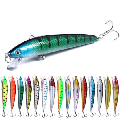Fishing Lure Bait Minnow Floating Jerkbait 9.5cm 8.5g 6# Hook Fishing Hard Baits