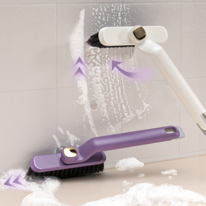 Multifunctional Rotating Cleaning Brush 2-in-1 Kitchen Bathroom Brush