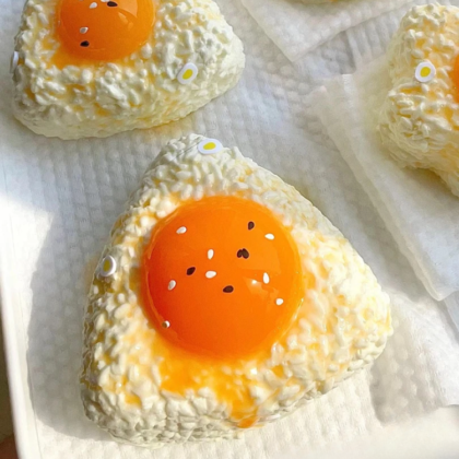 Egg Rice Ball Food Squishy