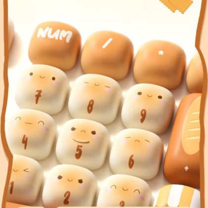 Bun Themed Keycaps Mechanical Keyboard Caps