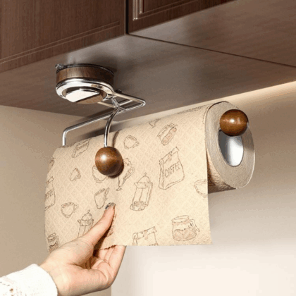 Suction Cup Kitchen Paper Towel Holder