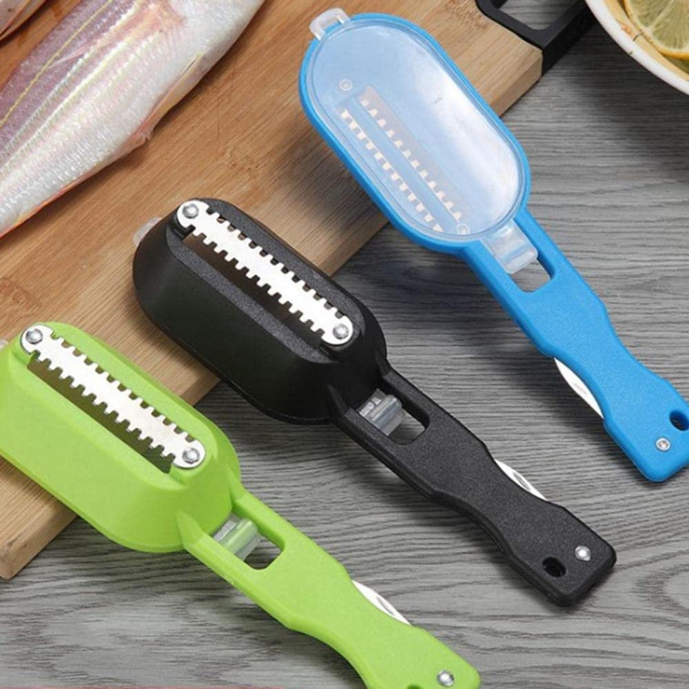 2 In 1 Fish Scale Brush Scraper