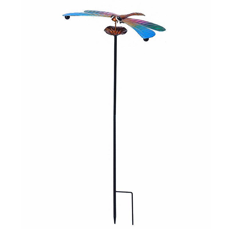 Outdoor Garden Bird Balancing Stakes Iron Decoration Scenery Courtyard ...