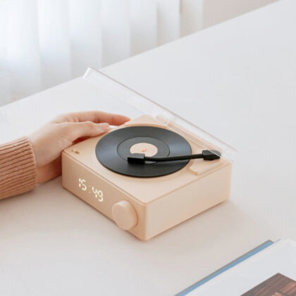 Portable Vinyl Record Player Retro Player Speaker