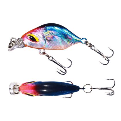 Micro Lure Bait 3.8cm 3.3g 12# Hook Sinking Minnow Jerkbait Fishing Lure Hard Baits