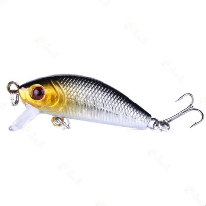 Micro Fishing Bait Minnow Lure Mini 5cm 3.6g Topwater Bass Hard Bait