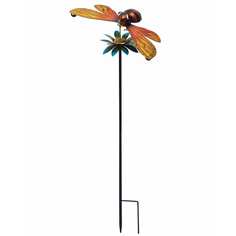 Outdoor Garden Bird Balancing Stakes Iron Decoration Scenery Courtyard ...