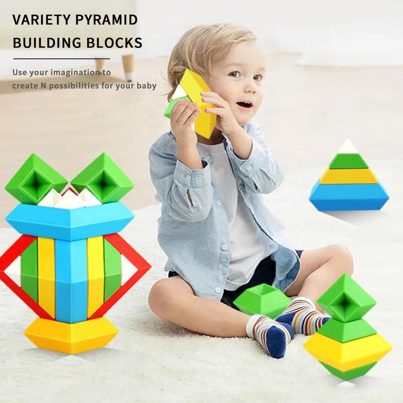 Stacking Toys Pyramid Blocks – Wholesalesend