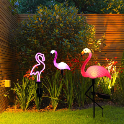 Solar Flamingo Light LED Garden Light